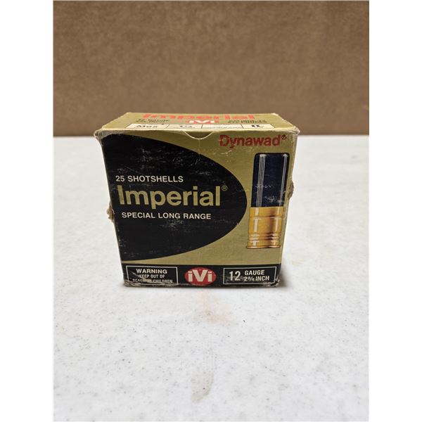 Box of Imperial Special Long Range 12 Gauge Shotshells