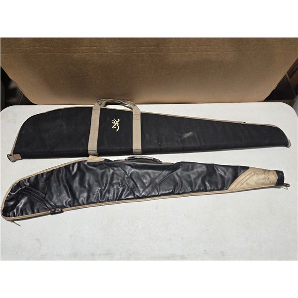 Two Soft Gun Cases; One Browning; One is Cooper Weeks