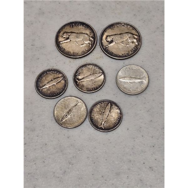 1967 Canadian Silver Centennial Coins