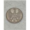 Image 2 : 1960 5 Mark Silver German Coin