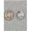 Image 2 : Two Silver Coins; One India; One Philippines