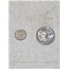 Image 1 : edmonton commonwealth games token and 1 shilling 1958 coin