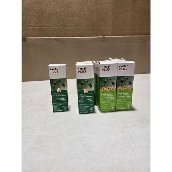 10x 100ml Care Plus insect repellent pump spray
