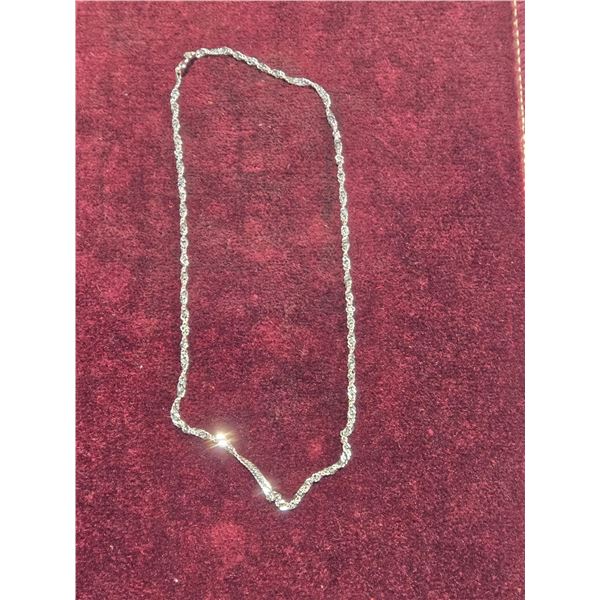 Sterling silver singapore chain