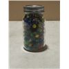Image 1 : quart jar of marbles
