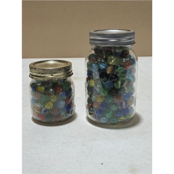 One Quart and One Pint of Marbles