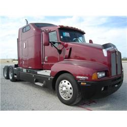 KENWORTH T-600B T/A TRUCK TRACTOR, s/n 1XKADB9X5WR767856: