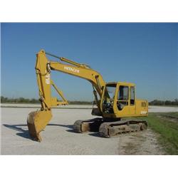 HITACHI EX100-3 ELL HYDRAULIC EXCAVATOR, s/n 125-35088: