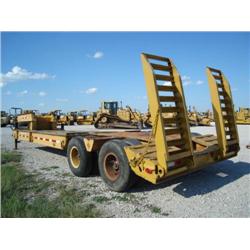HYSTER 25 TON T/A LOWBOY TRAILER, s/n 14123: