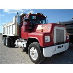 MACK RS686LST T/A DUMP TRUCK, s/n RS686LST47792