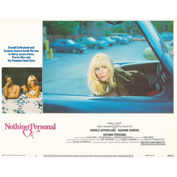 Nothing Personal set of 8 original lobby cards