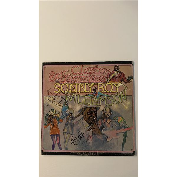 Sonny Boy Williamson & the Yardbirds signed album