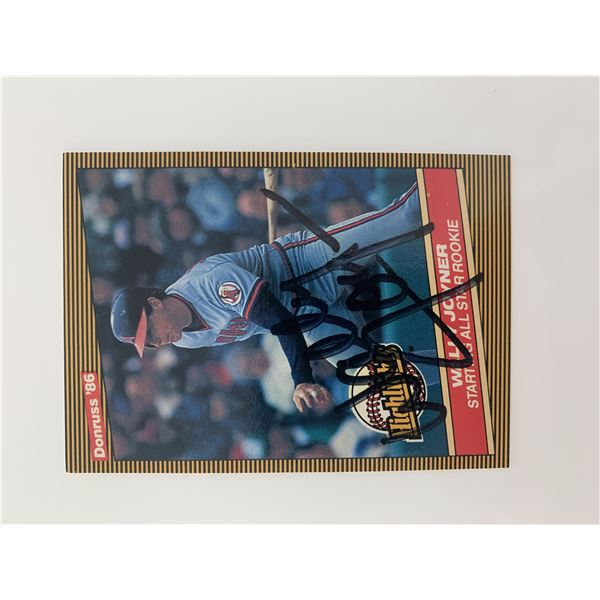 Wally Joyner signed baseball card