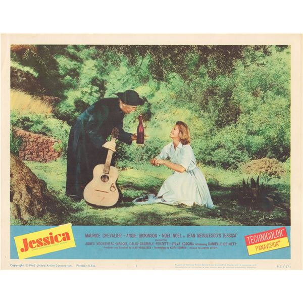 Jessica 1962 original vintage lobby card