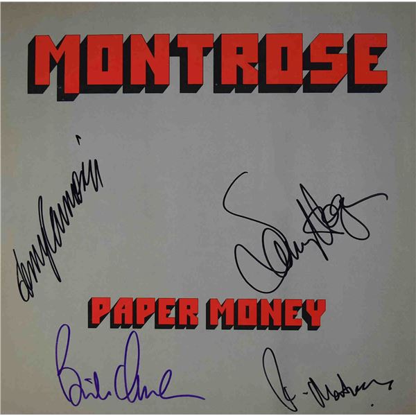 Montrose signed Paper Money album