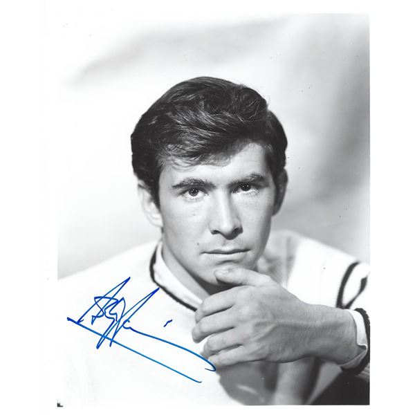 Psycho Anthony Perkins signed Psycho photo
