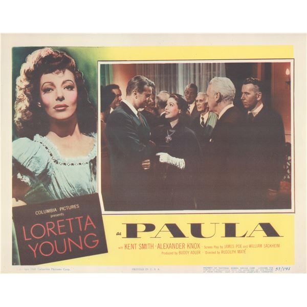 Paula set of 8 original lobby cards