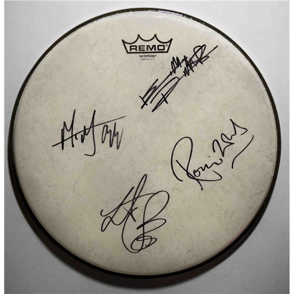 The Rolling Stones signed drum head