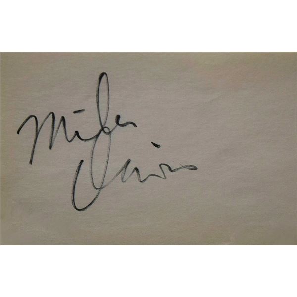 Miles Davis signature slip