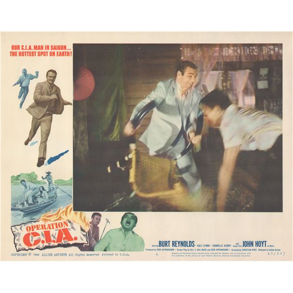 Operation C.I.A set of 8 original lobby cards
