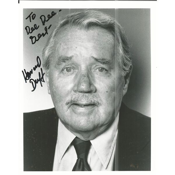 Howard Duff signed photo