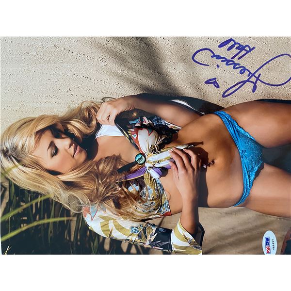 Jessica Hall signed photo PSA