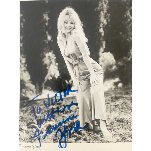 Francine York signed photo