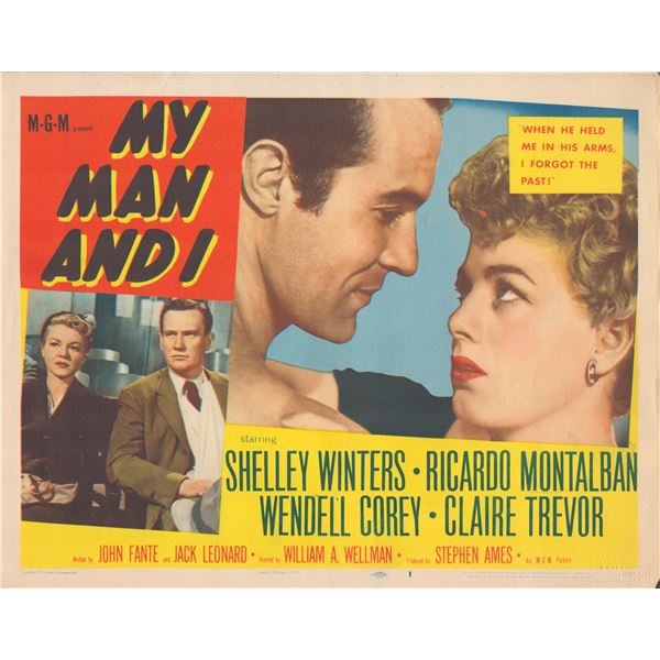 My Man and I set of 8 original lobby cards