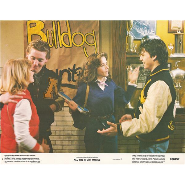 All the Right Moves set of 8 original lobby cards