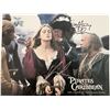 Image 1 : Pirates of the Caribbean: The Curse of the Black Pearl Geoffrey Rush and Keira Knightleysigned movie