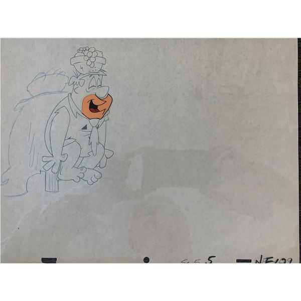 Flintstones original artwork and cel