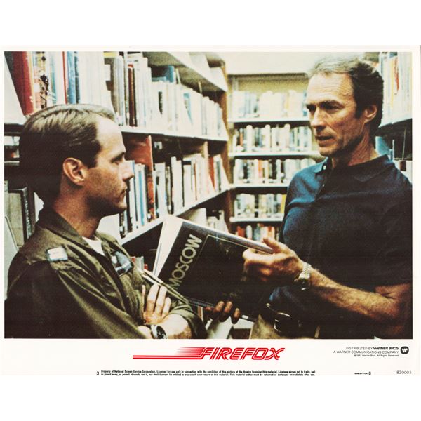 Firefox 1982 original vintage lobby card