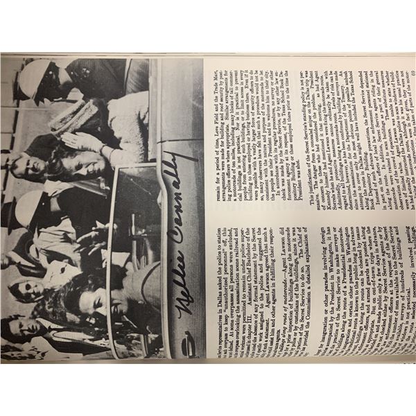 Warren Commission Death Of The President signed book