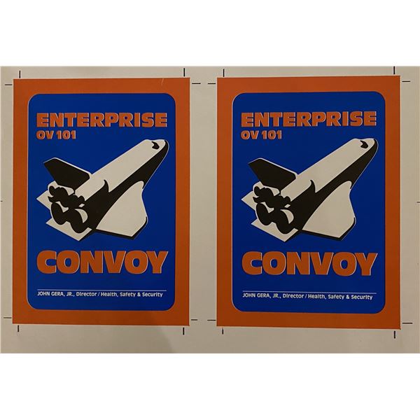 Space Shuttle Enterprise vintage art