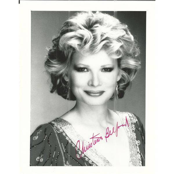 Magnum's Christine Belford Signed Photo