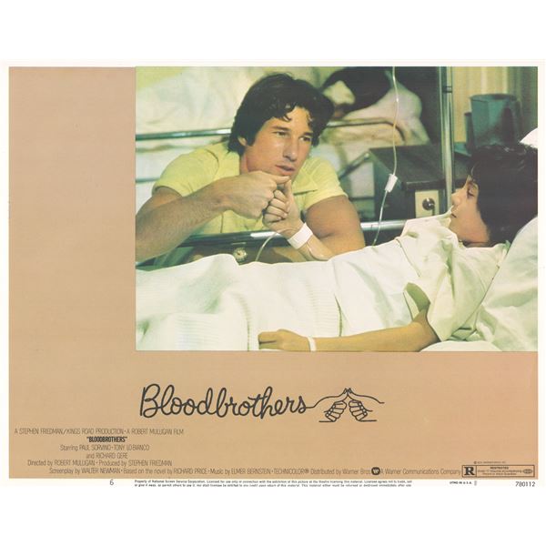 Bloodbrothers 1978 original vintage lobby card