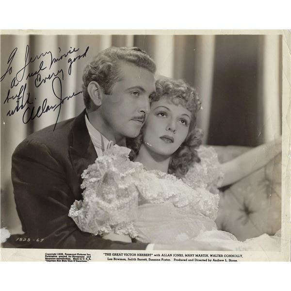 Allan Jones The Great Victor Herbert signed photo
