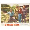 Image 1 : Green Fire 1954 original vintage lobby card