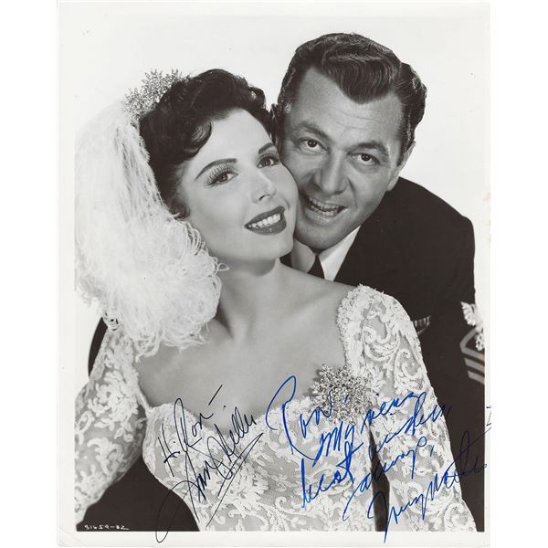 Ann Miller and Tony Martin signed movie photo