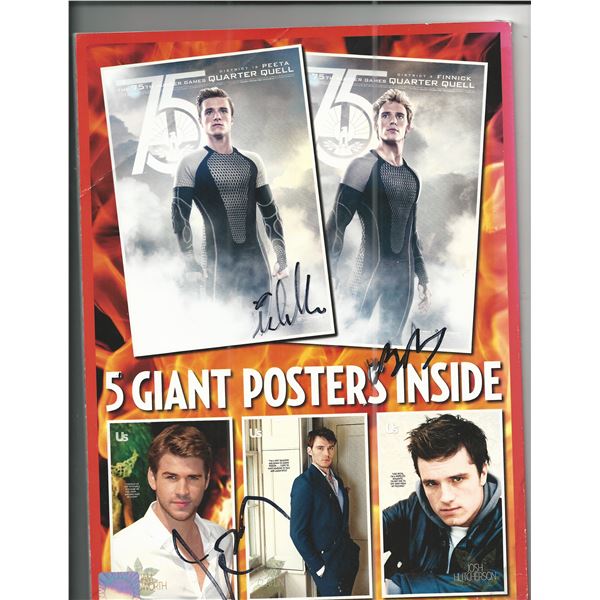 Us Magazine Hunger Games Cast signed collector's edition