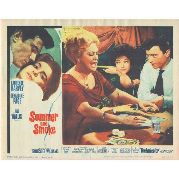 Summer and Smoke set of 8 original lobby cards