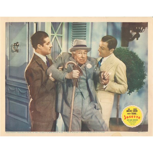 Josette 1938 original vintage lobby card