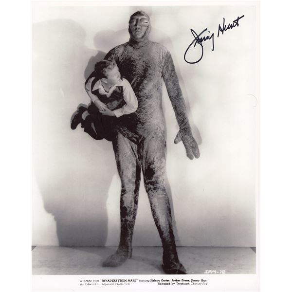 Invaders from Mars Jimmy Hunt signed photo