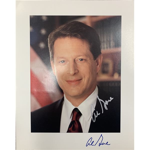 Al Gore signed photo