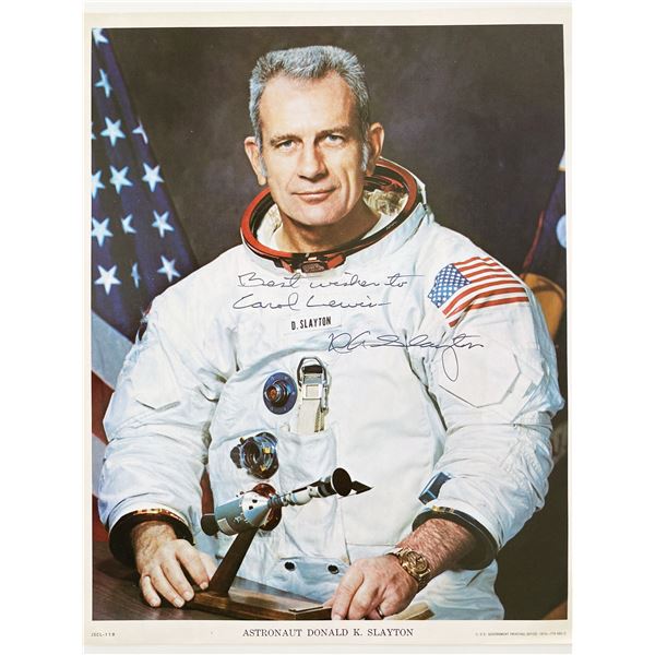 Deke Slayton Signed Photo