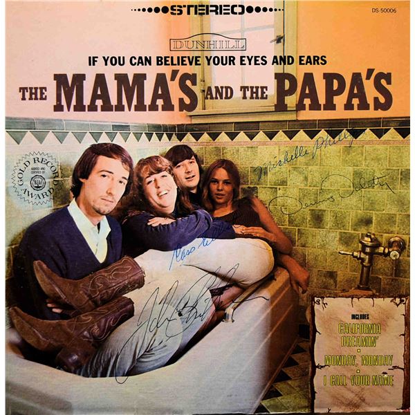 The Mamas and the Papas signed If You Can Believe Your Eyes And Ears album
