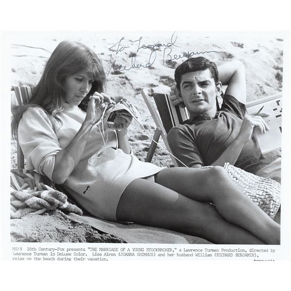 The Marriage of a Young Stockbroker Richard Benjamin signed movie photo