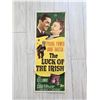 Image 1 : The Luck of the Irish original 1948 vintage insert movie poster
