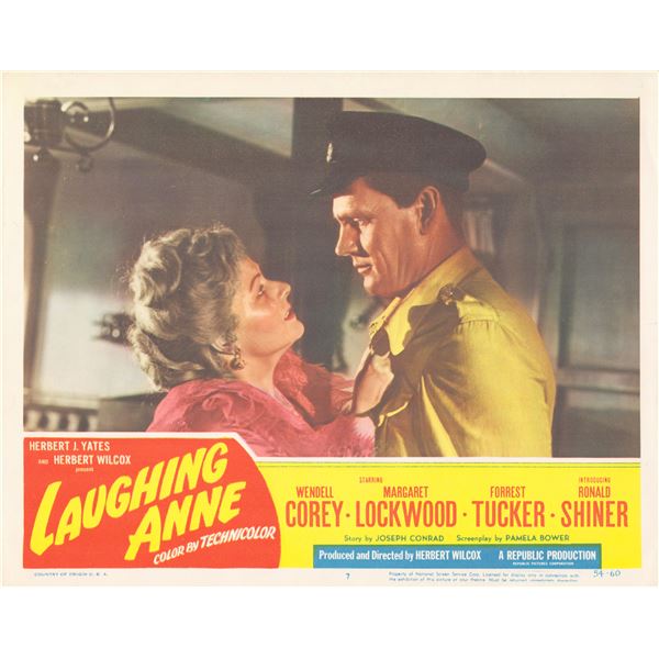 Laughing Anne 1954 original vintage lobby card