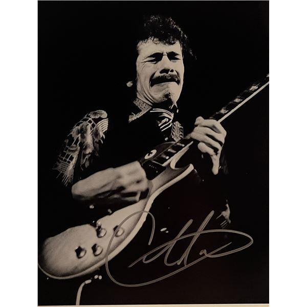 Carlos Santana signed photo